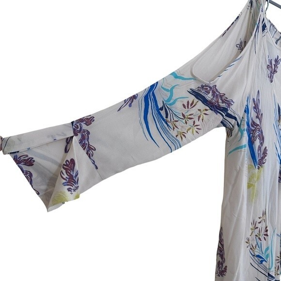 Free People Clear Skies Cold Shoulder Printed Dress - Picture 8 of 13